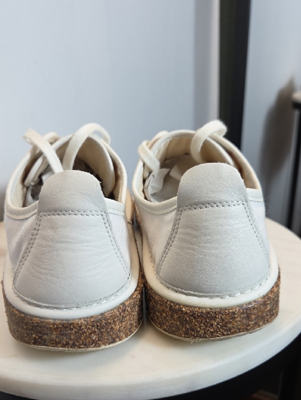 Birkenstock White Canvas Low-Top Sneakers Size 40 - Picture 4 of 11